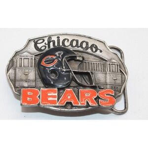 VTG 1987 NFL Chicago Bears Belt Buckle Siskyou Co. Limited Edition #310 / 10,000